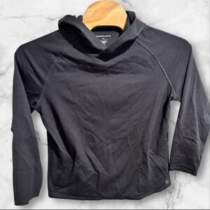 Mizzen + Main Hoodie Pullover Hooded Sweatshirt Men's Large Black